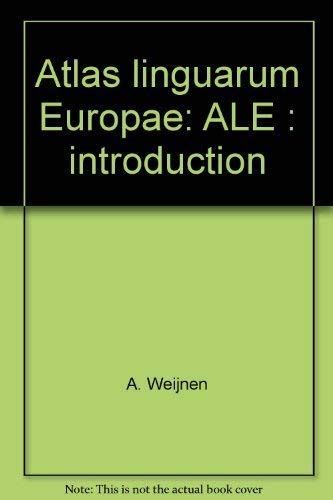 atlas linguarum europae ale introduction Kindle Editon